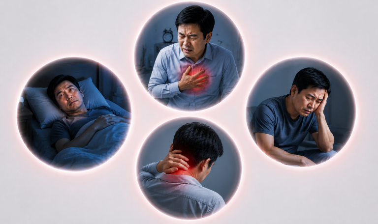 Một số dấu hiệu phổ biến khi huyết áp tăng.