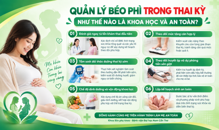 Quản lý béo phì trong thai kỳ như thế nào là khoa học và an toàn?