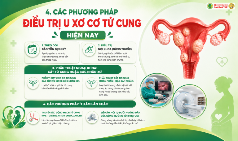 Các Phương Pháp Điều Trị U Xơ Cơ Tử Cung Hiện Nay