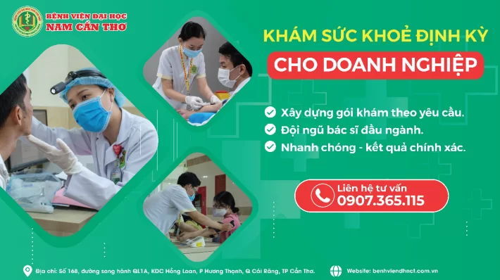 KHÁM SỨC KHỎE DOANH NGHIỆP TẠI BỆNH VIỆN ĐẠI HỌC NAM CẦN THƠ - Bệnh viện Đại Học Nam Cần Thơ