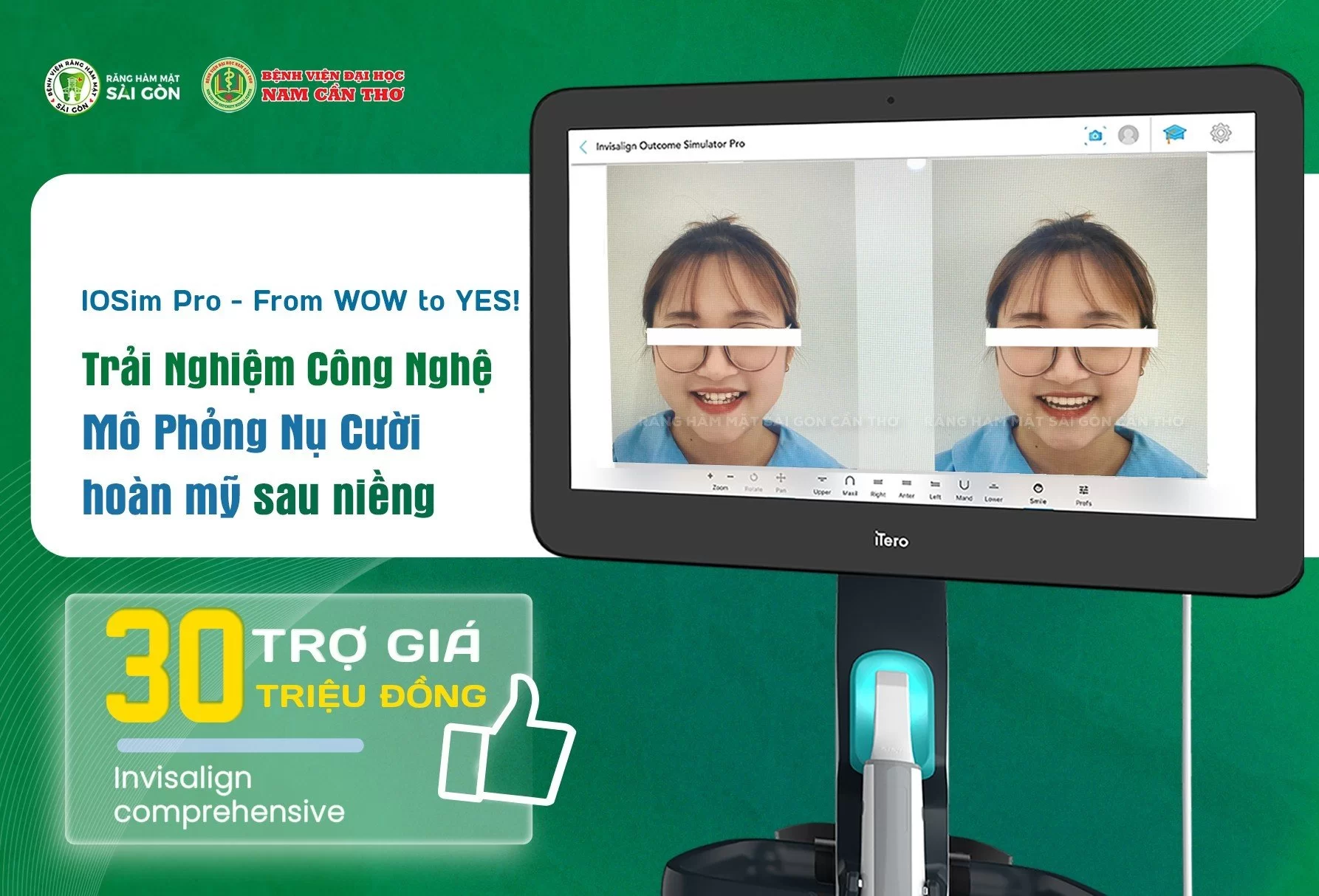 công cụ scan và mô phỏng nụ cười AI