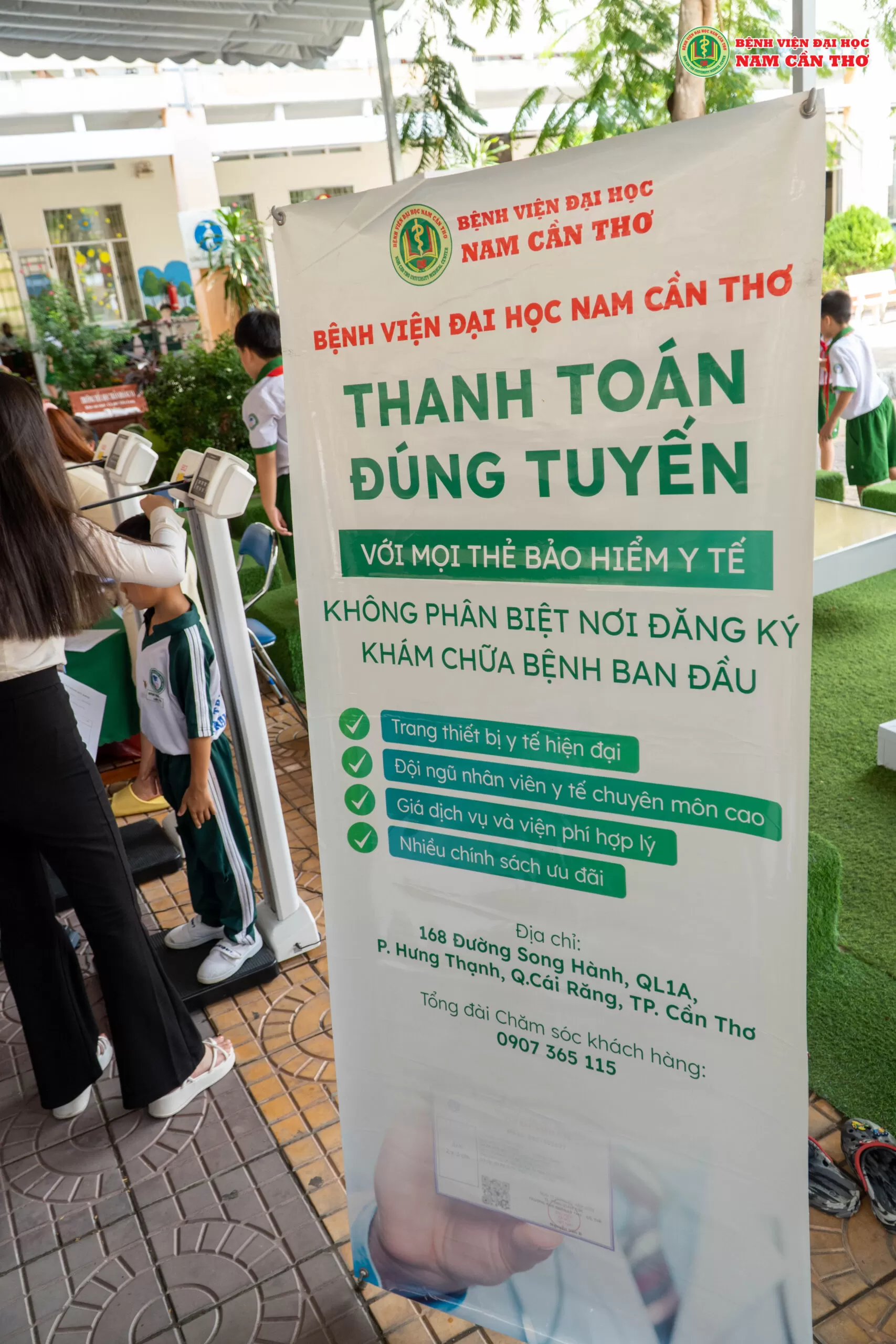 BỆNH VIỆN ĐẠI HỌC NAM CẦN THƠ KHÁM SỨC KHỎE HỌC SINH TRƯỜNG TIỂU HỌC TRẦN HOÀNG NA