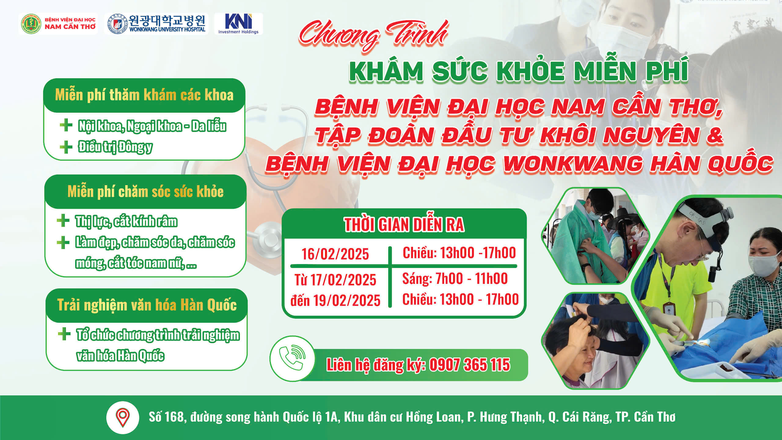 CHƯƠNG TRÌNH KHÁM & CẤP THUỐC MIỄN PHÍ