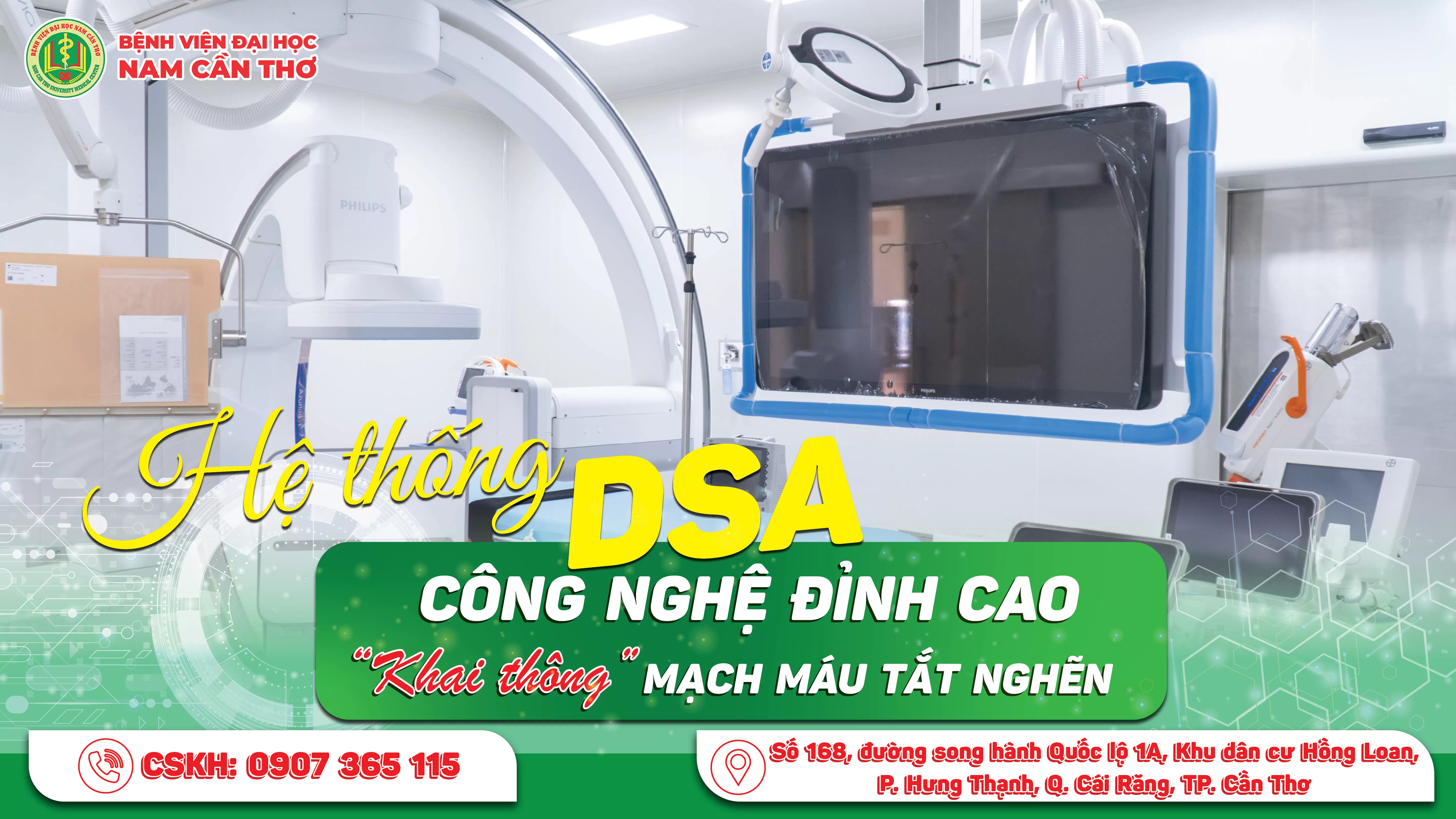 🟢HỆ THỐNG CHỤP MẠCH MÁU SỐ HÓA XÓA NỀN HAI BÌNH ĐIỆN - DSA