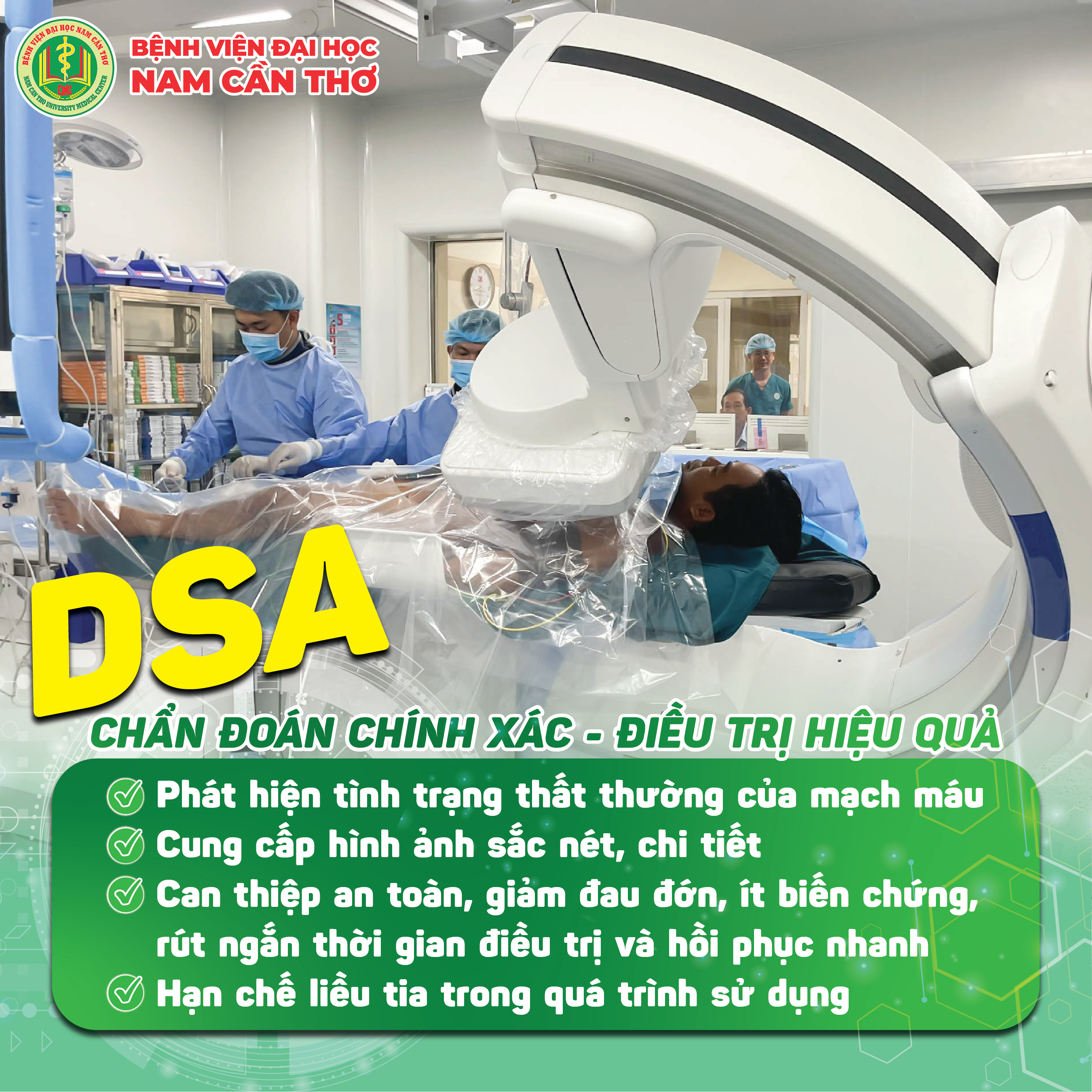 🟢HỆ THỐNG CHỤP MẠCH MÁU SỐ HÓA XÓA NỀN HAI BÌNH ĐIỆN - DSA