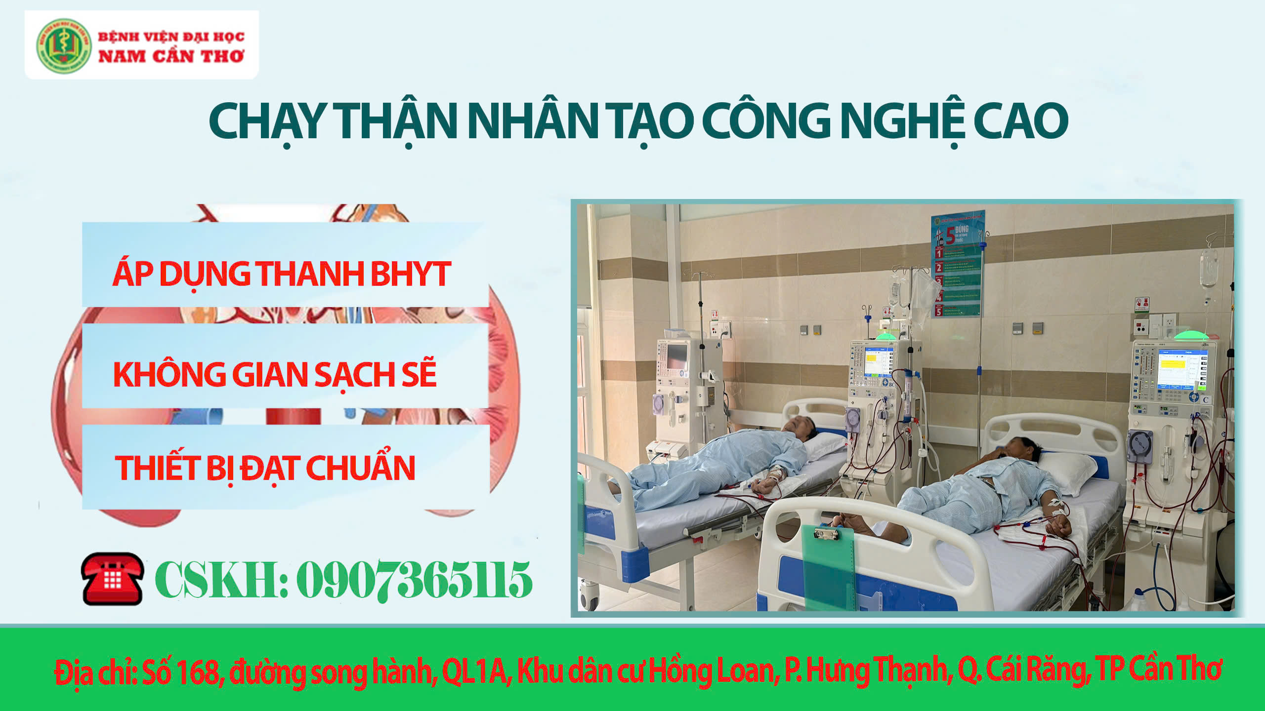 CHẠY THẬN CÔNG NGHỆ CAO AN TÂM SỨC KHỎE, TIẾT KIỆM CHI PHÍ