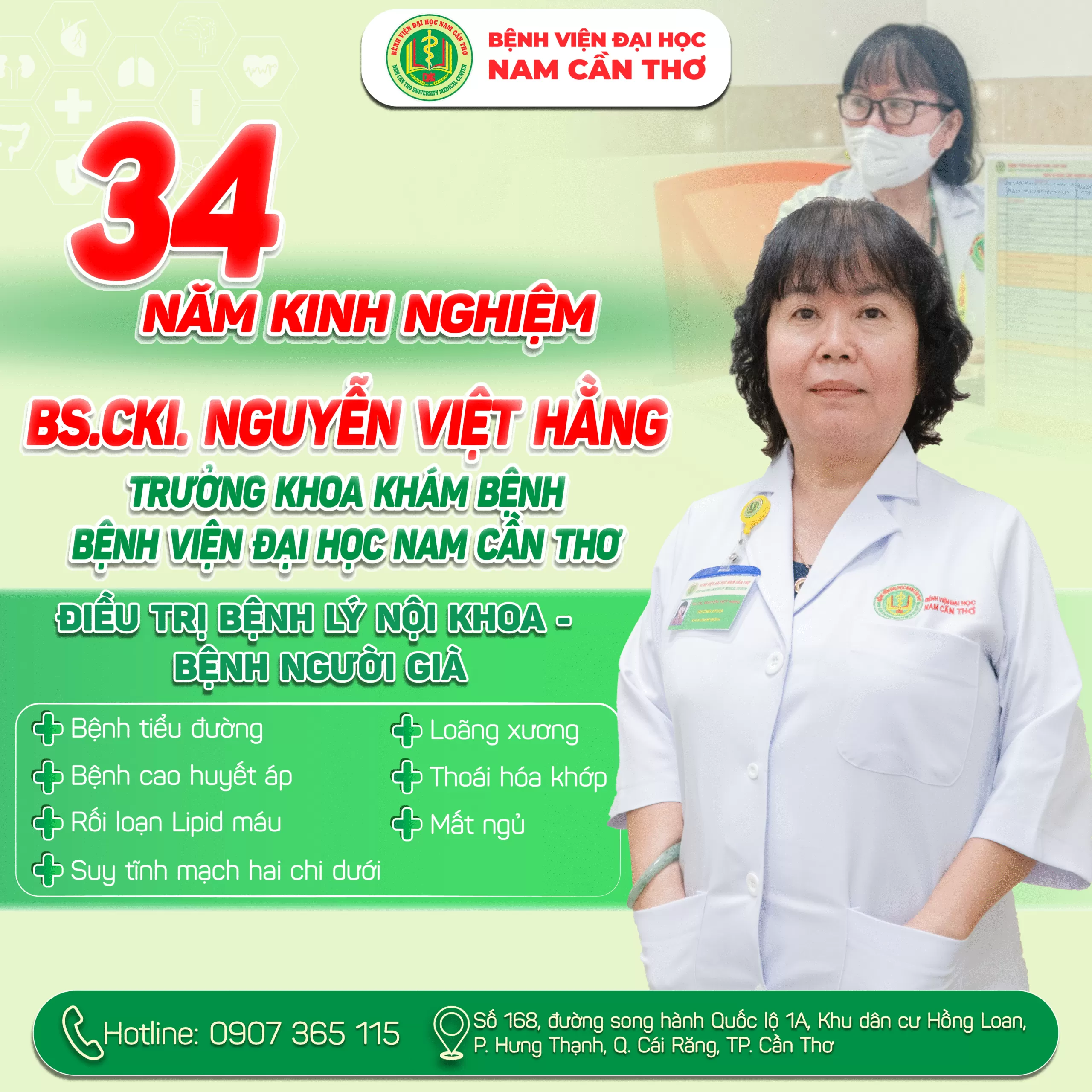 BS.CKI. NGUYỄN VIỆT HẰNG: ĐỒNG HÀNH CÙNG SỨC KHỎE NGƯỜI CAO TUỔI 1 BS.CKI. NGUYỄN VIỆT HẰNG
