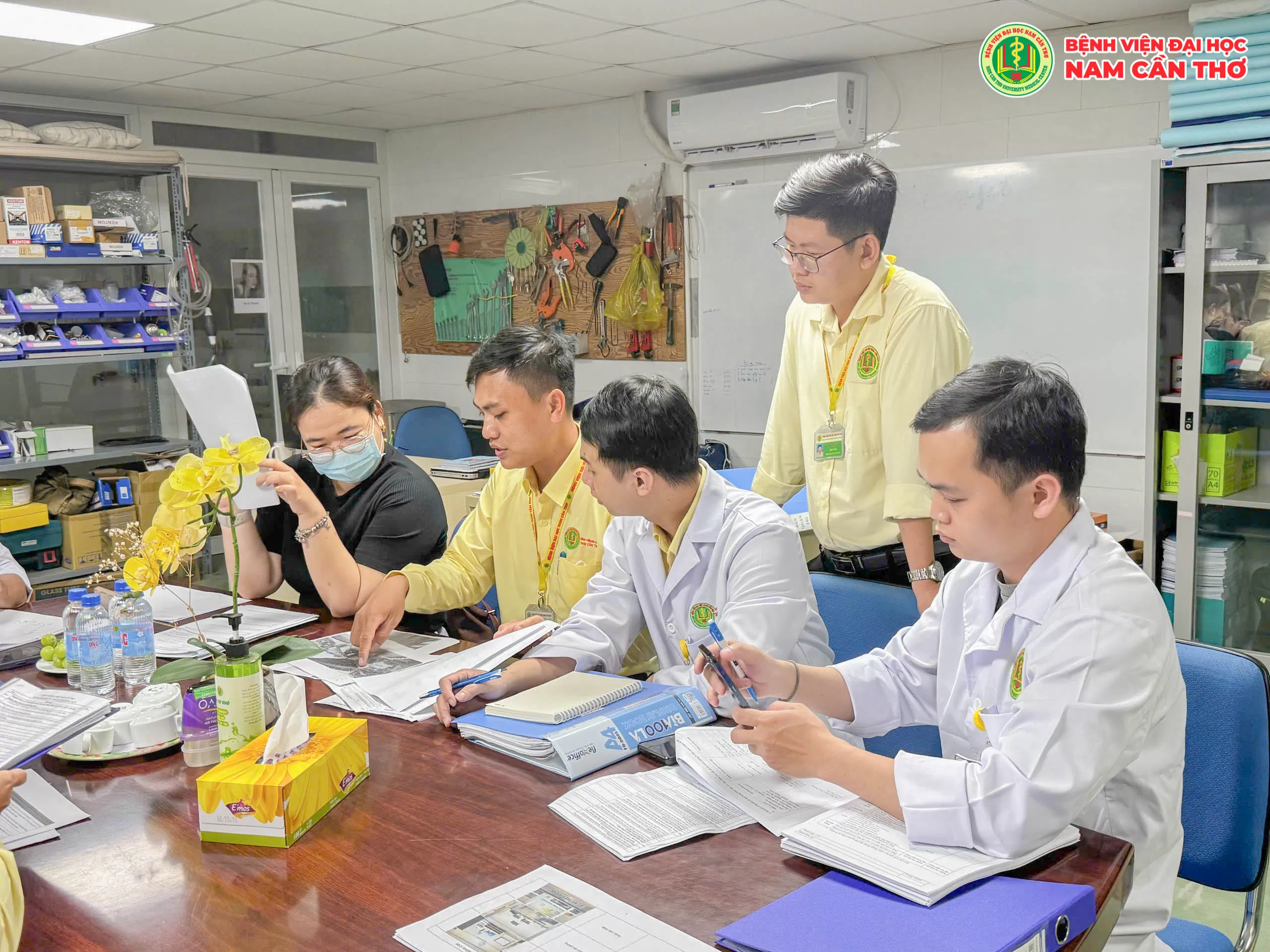 BỆNH VIỆN ĐẠI HỌC NAM CẦN THƠ ĐÓN TIẾP ĐOÀN KIỂM TRA ĐÁNH GIÁ CHẤT LƯỢNG, SỞ Y TẾ THÀNH PHỐ CẦN THƠ