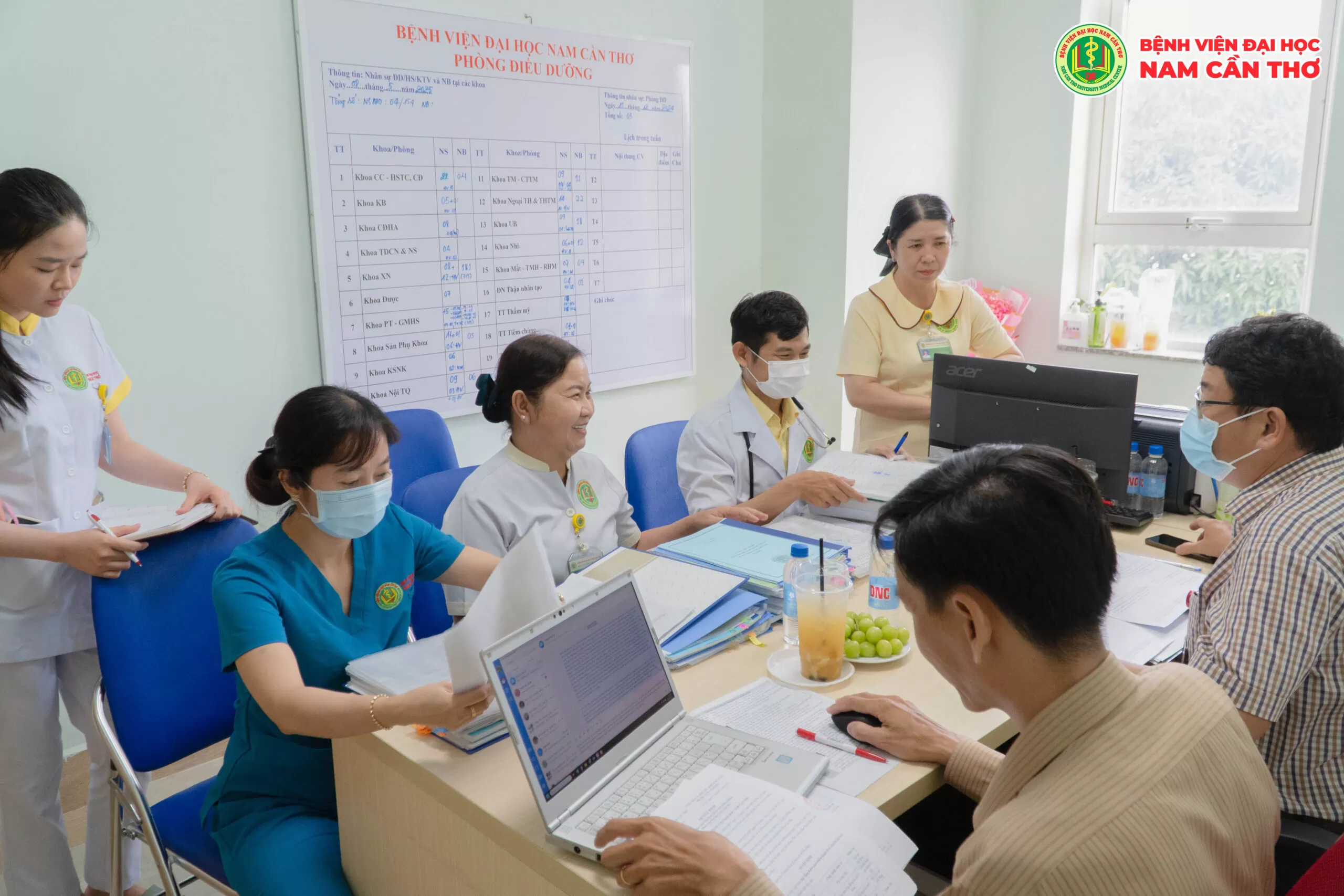 BỆNH VIỆN ĐẠI HỌC NAM CẦN THƠ ĐÓN TIẾP ĐOÀN KIỂM TRA ĐÁNH GIÁ CHẤT LƯỢNG, SỞ Y TẾ THÀNH PHỐ CẦN THƠ