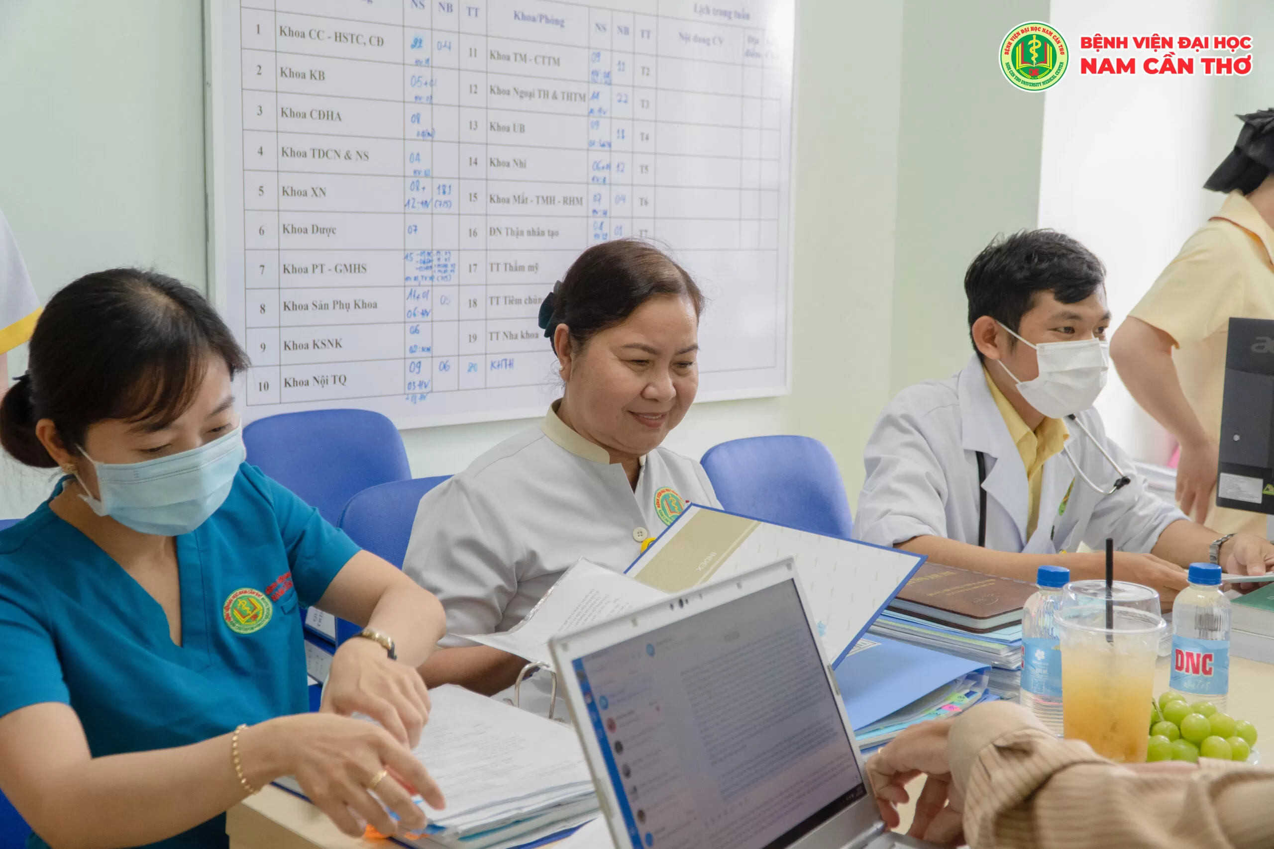 BỆNH VIỆN ĐẠI HỌC NAM CẦN THƠ ĐÓN TIẾP ĐOÀN KIỂM TRA ĐÁNH GIÁ CHẤT LƯỢNG, SỞ Y TẾ THÀNH PHỐ CẦN THƠ