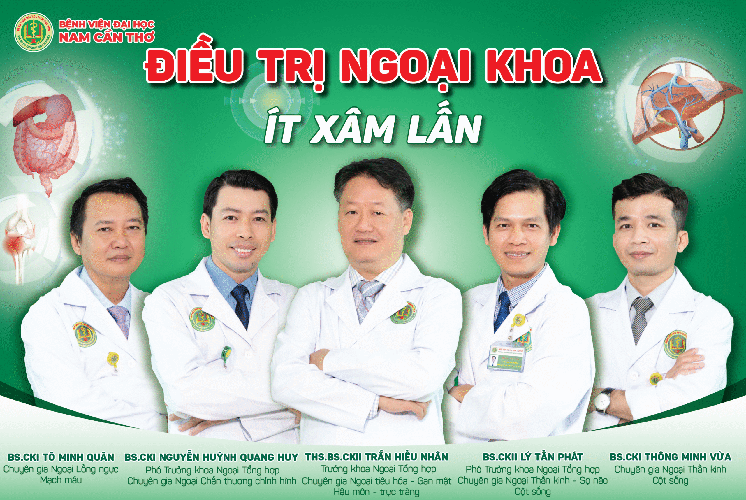 GIẢI PHÁP NGOẠI KHOA TOÀN DIỆN - BỆNH VIỆN ĐẠI HỌC NAM CẦN THƠ