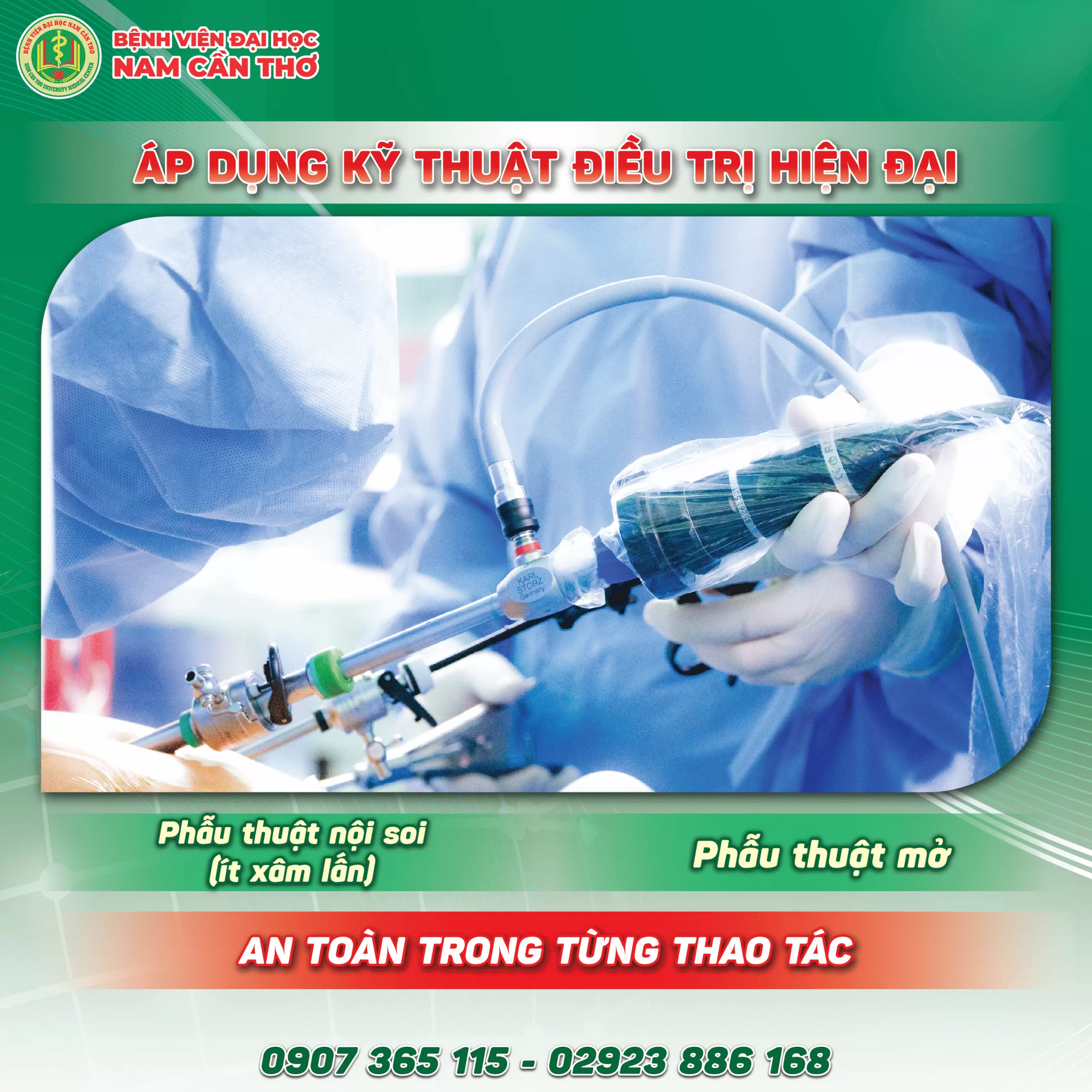 GIẢI PHÁP NGOẠI KHOA TOÀN DIỆN - BỆNH VIỆN ĐẠI HỌC NAM CẦN THƠ