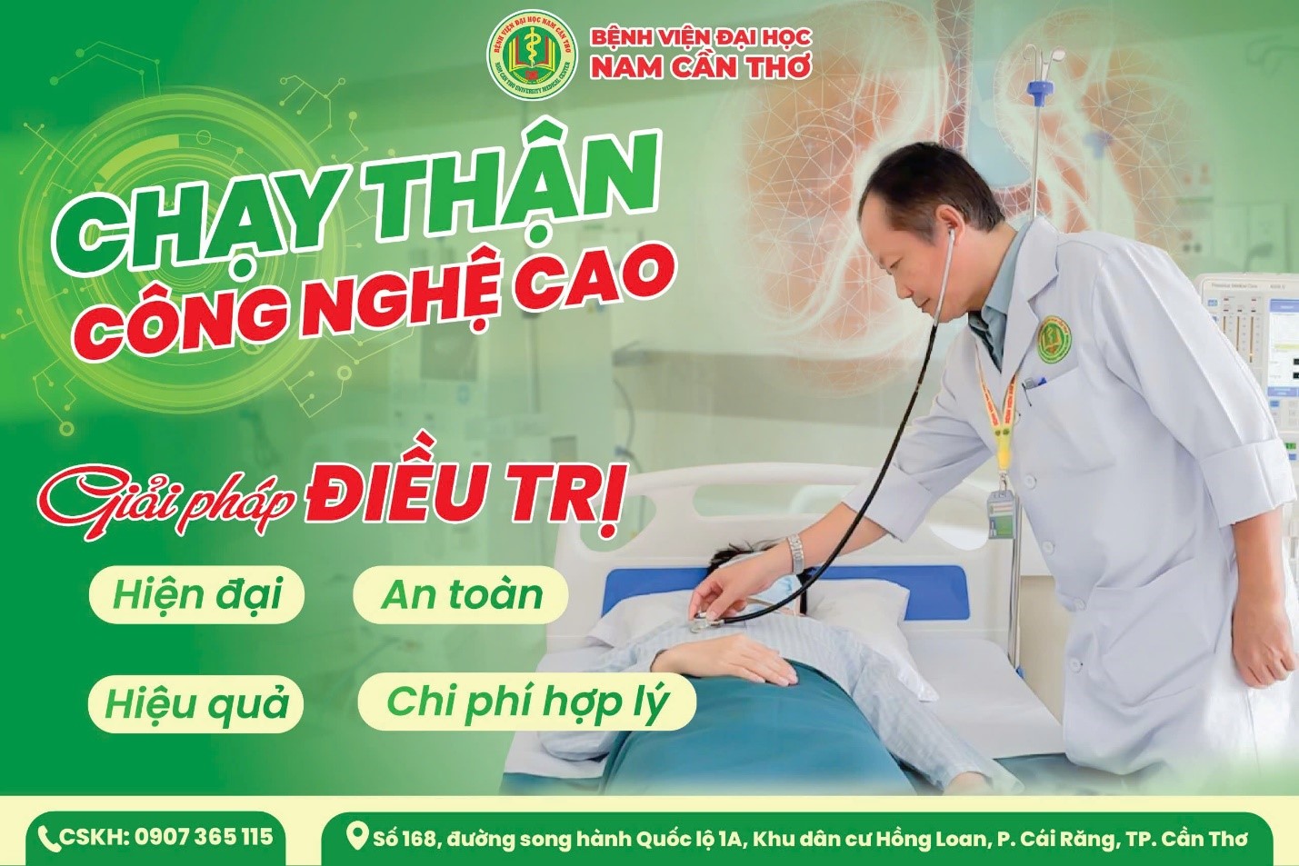 ĐƠN NGUYÊN THẬN NHÂN TẠO BỆNH VIỆN ĐẠI HỌC NAM CẦN THƠ: GIẢI PHÁP ĐIỀU TRỊ HIỆN ĐẠI, HIỆU QUẢ, AN TOÀN